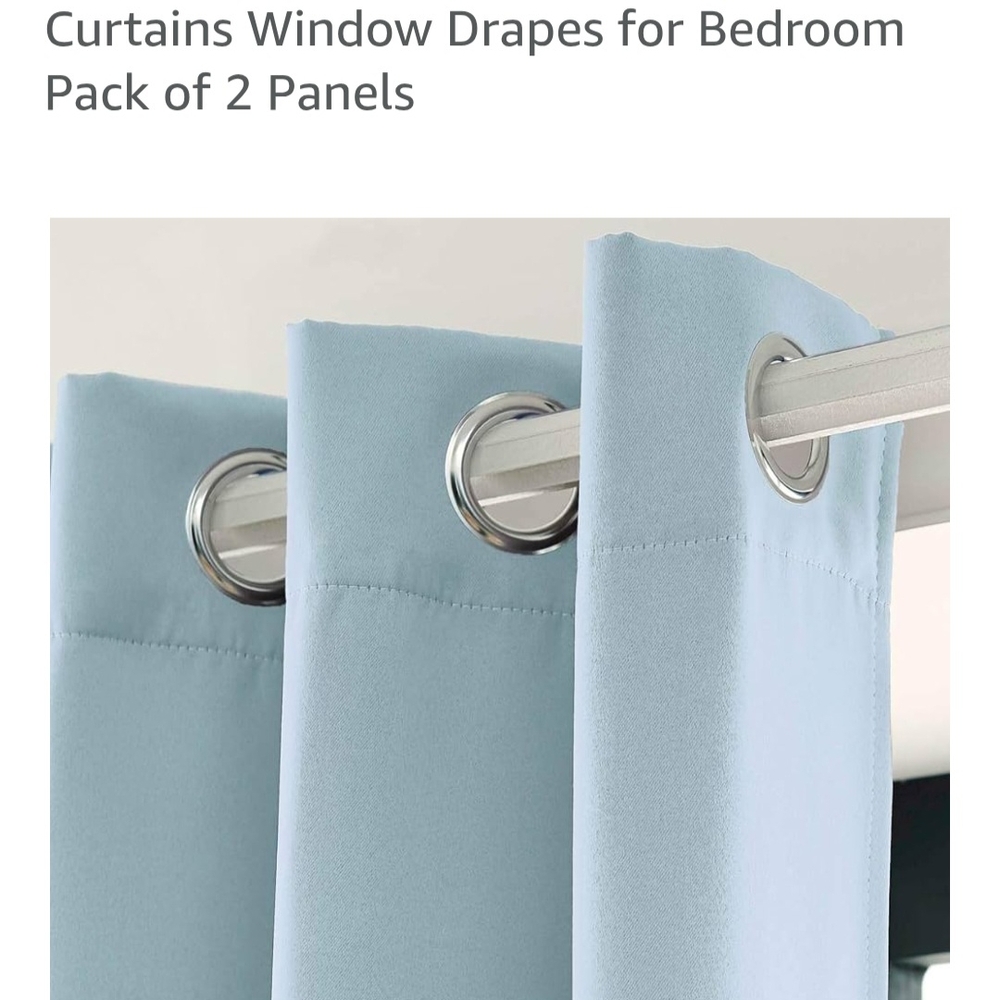 LA PALMA Thermal Insulated Blackout Darkening Grommet Livi Curtains Windo